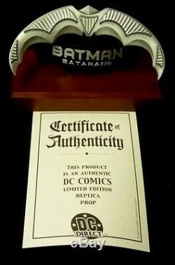 DC Comics Batman Official Batarang Mini-Prop Limited Edition #42 DC Direct 2000