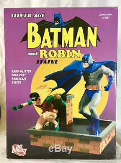 DC Direct Silver Age Batman & Robin Full-size Statue Mint In Box Ltd To 850