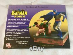 DC Direct Silver Age Batman & Robin Full-size Statue Mint In Box Ltd To 850