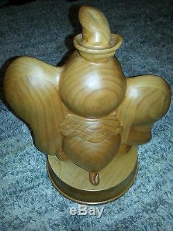 DISNEY Dumbo ALDER WOOD SCULPTURE FIGURINE 1995 Collectible LIMITED EDITION 2500