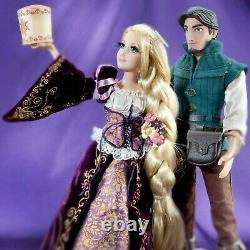 DISNEY FAIRYTALE DESIGNER RAPUNZEL & FLYNN RIDER Dolls Limited Edtion