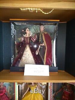 DISNEY Platinum Snow White Prince Evil Queen Limited Edition 17 Doll offer