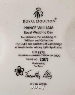 DOULTON Limited Edition Figure PRINCE WILLIAM Royal Wedding Day HN5573