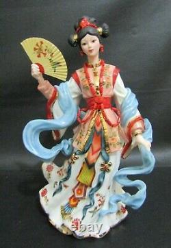 Danbury Mint Coral Princess By Lena Liu Limited Edition Chinese Figurine