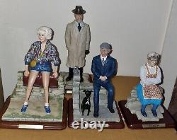 Danbury Mint Last Of The Summer Wine Truly, Wally Batty, Pearl, Marina Figurines