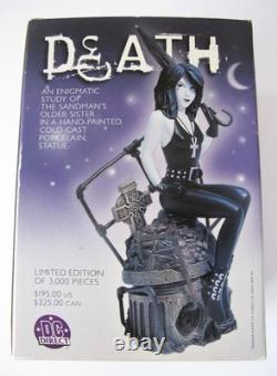 Death (dc Direct) Hand Painted Cold Cast Porcelain Statue Limited Edition