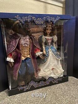 Disney Beauty & The Beast Ltd Edition Doll Set 30th Anniversary FREE DELIVERY
