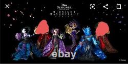 Disney Designer Villains Midnight Masquerade 4/6 12 Dolls BNIB Rare Set Ltd Ed