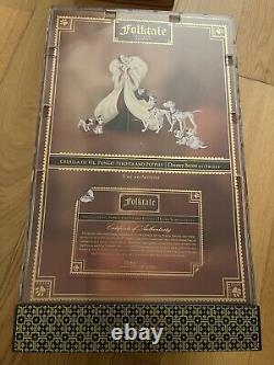 Disney Folktale Series Designer Cruella De Vil and Dalmatians Limited Edition