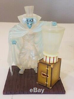 Disney Haunted mansion Hatbox ghost Figurine Limited edition o pin house glows