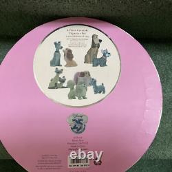 Disney Lady & The Tramp Ceramic Figurine Set Limited Edition Number 1102/ 1955