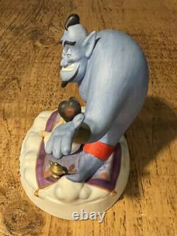 Disney Limited Edition Commemorative Porcelain Figurine of Aladdin and Genie
