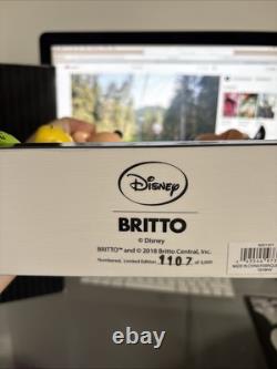 Disney Mickey & Minnie Figurine By Romero Britto A Heart Balloon Limited Edition
