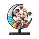 Disney Mickey & Minnie On Moon Figurine By Romero Britto Limited Edition