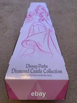 Disney Parks Diamond Castle Collection Ltd Edition Aurora Doll Sleeping Beauty