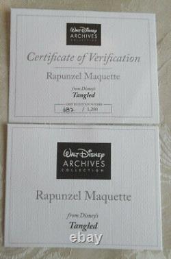 Disney Rapunzel Tangled maquette archives showcase limited edition figurine