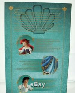 Disney Store Designer Fairytale Collection Ariel and Eric Dolls BRAND NEW