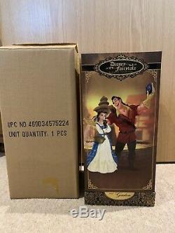 Disney Store Designer Fairytale Limited Edition Doll Set Belle And Gaston BNIB