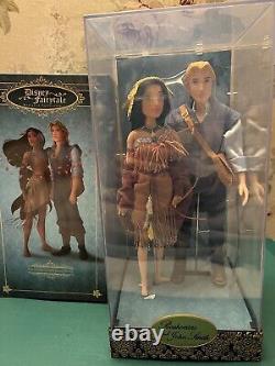 Disney Store Fairytale Doll Set Limited Edition Pocahontas And John Smith
