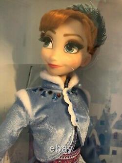 Disney Store Limited Edition 17 Anna Doll Olafs Frozen Adventure Collectable LE