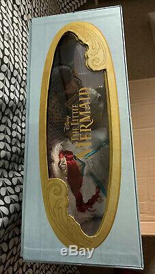 Disney Store Limited Edition Doll Ariel & Eric Platinum Wedding Set BNIB