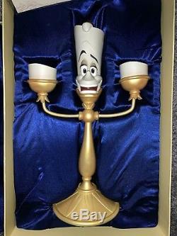 Disney Store Limited Edition Lumiere Candelabra Fig Figurine Statue LE