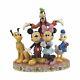 Disney Traditions Mickey Mouse'fab Five' Figurine Collectors Ornament Boxed