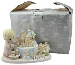 ENESCO PRECIOUS MOMENTS From The Beginning RARE 25th Anniversary Vtg FIGURINE