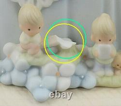 ENESCO PRECIOUS MOMENTS From The Beginning RARE 25th Anniversary Vtg FIGURINE