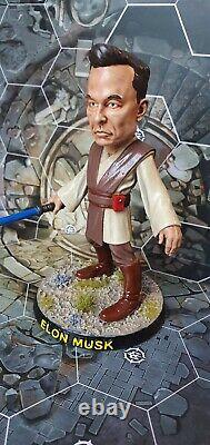 EXTREMELY RARE LIMITED EDITION Elon Musk Jedi Miniature 5 Model-Statue