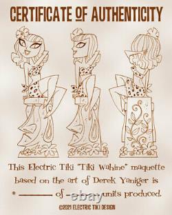 Electric Tiki-Derek Yaniger's TIKI WAHINE statue-Regular version! Limited to 199