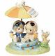 Every Day With You Is Paradise Precious Moments Figurine Beach Cat Dog Tiki Nwob