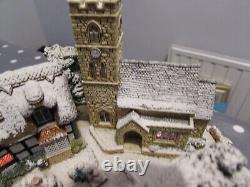 Extremely Rare Large Lilliput Lane. Christmas Eveilluminated. Ltd. Ed. Box&Deeds