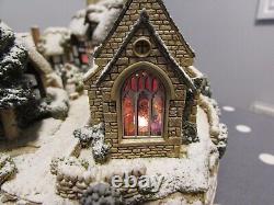 Extremely Rare Large Lilliput Lane. Christmas Eveilluminated. Ltd. Ed. Box&Deeds