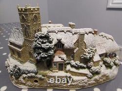 Extremely Rare Large Lilliput Lane. Christmas Eveilluminated. Ltd. Ed. Box&Deeds