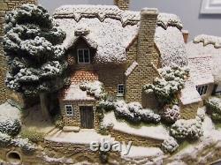 Extremely Rare Large Lilliput Lane. Christmas Eveilluminated. Ltd. Ed. Box&Deeds