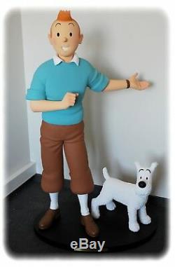 Extremely Rare! Tintin & Snowy Lifesize Limited Edition of 300 Figurine Statue