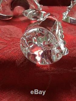 FLAWLESS Exquisite BACCARAT Art Crystal Set SEA SERPENT DRAGON LOCH NESS MONSTER