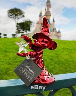 Figurine Mickey Richard Orlinski Red Rouge Limited Edition Disneyland Paris