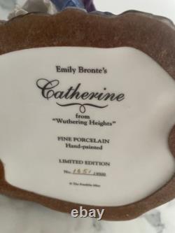Franklin Mint Figurine' Catherine' Wuthering Heights Limited edition No. 1651