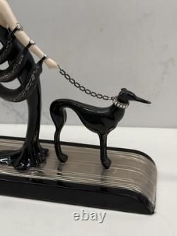 Franklin Mint House of Erte Rare Figurine Symphony In Black FULL Limited Edition