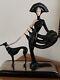 Franklin Mint House Of Erté Symphony In Black & Plate Figurine Excellent Used