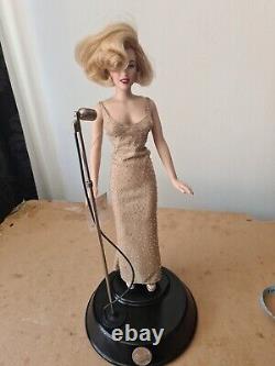 Franklin Mint Marilyn Monroe doll. Sings Happy Birthday Mr. President. Working