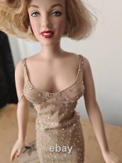 Franklin Mint Marilyn Monroe doll. Sings Happy Birthday Mr. President. Working