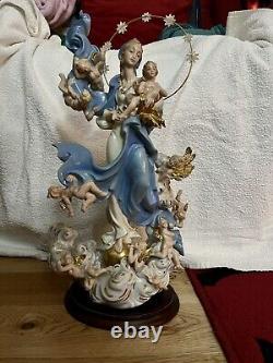 Franklin Mint Mary Queen of Heaven Limited Edition Fine Porcelain Figurine. 17