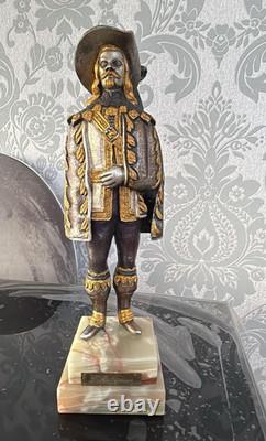 French musketeer Gold & Silver played limited edition 237/400 signed