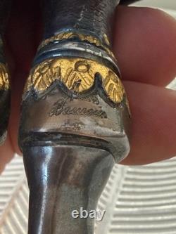 French musketeer Gold & Silver played limited edition 237/400 signed