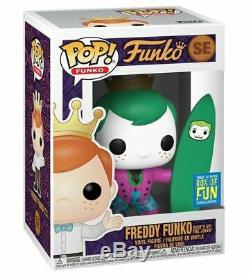 Funko Pop! Freddy Funko Surf's Up Batman And Joker Ltd #se Rare Uk Stock