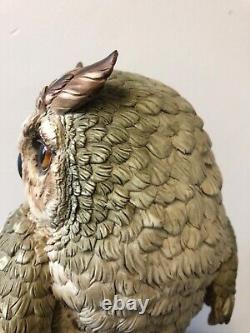 GIUSEPPE ARMANI FIGURINE OWL BIRD Limited Edition, Very large Owl no. 785