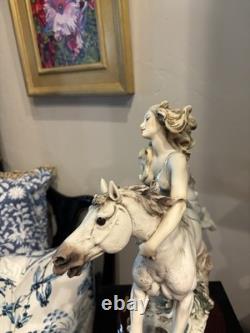GIUSEPPE ARMANI Figurine LIBERTY LADY on HORSE 903C Limited Edition No-532-1000